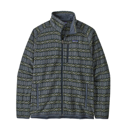 Patagonia Better Sweater Fleece Jacket Woven Together Smolder Blue