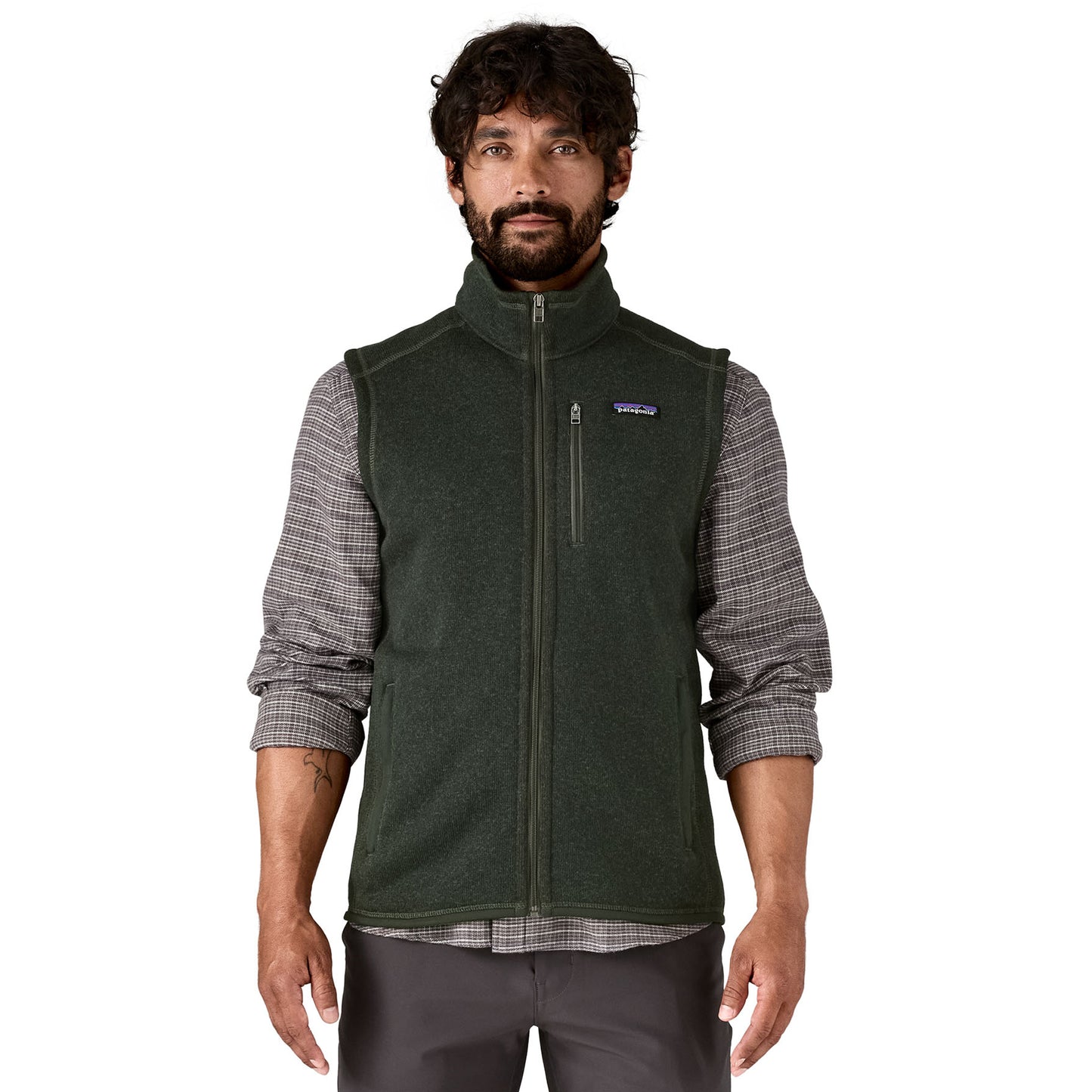 Patagonia Better Sweater Fleece Vest Old Growth Green