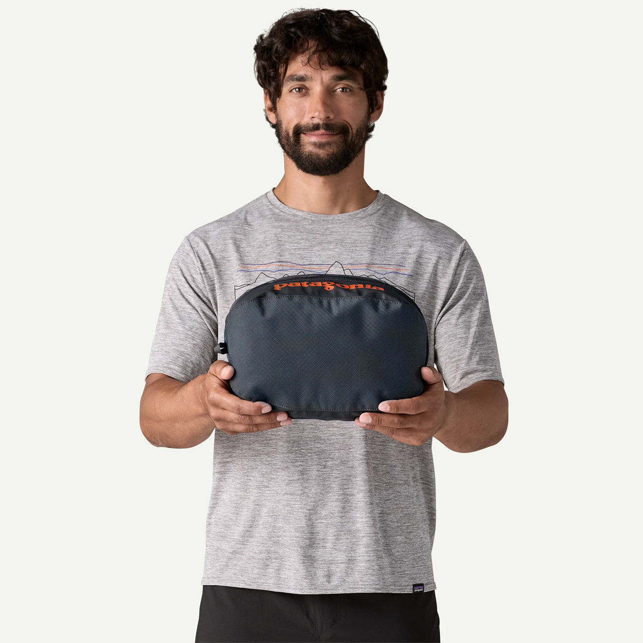 Patagonia Black Hole Cube 6L Smolder Blue w/Amanita Red