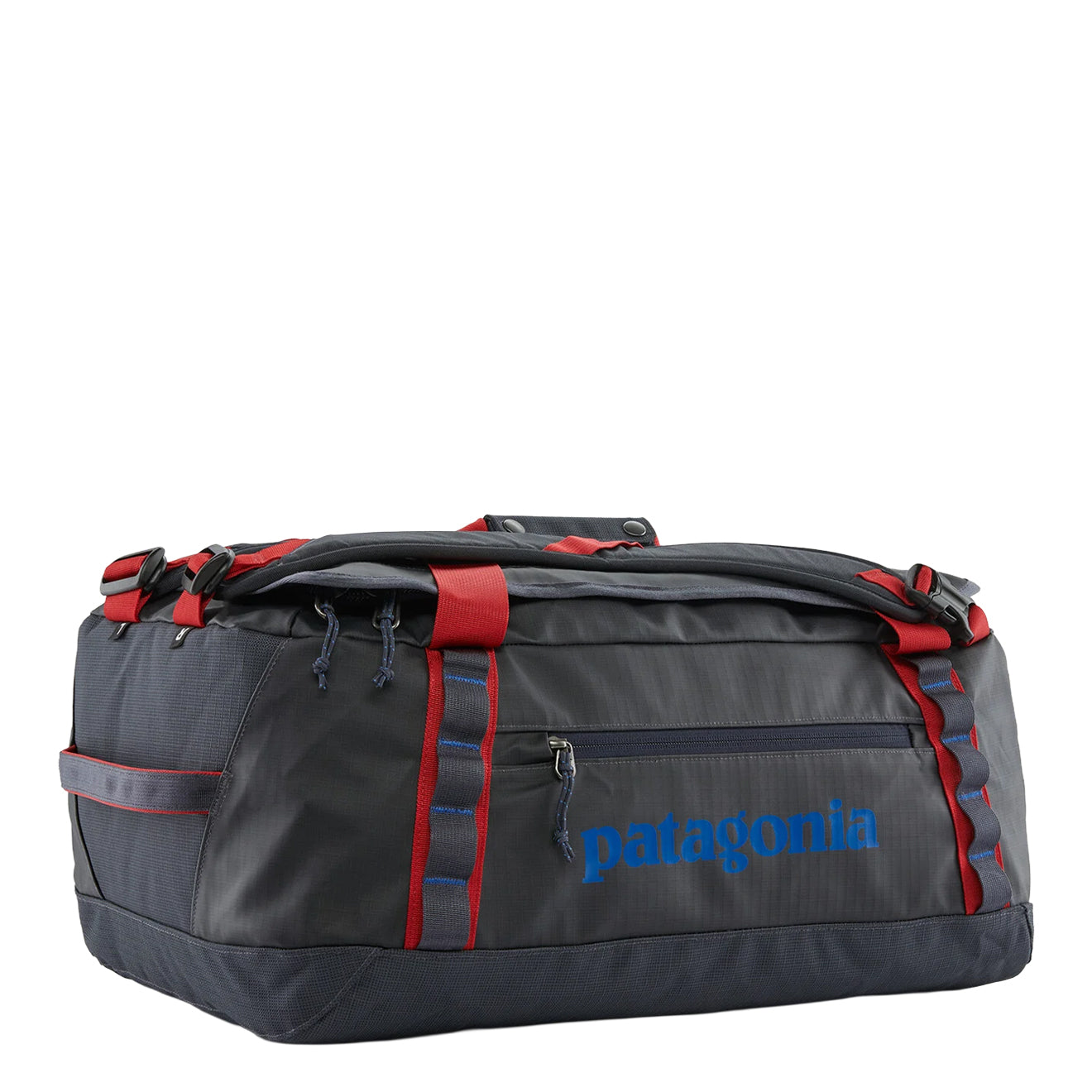 Patagonia Black Hole Duffel 40L Smolder Blue w/Amanita Red