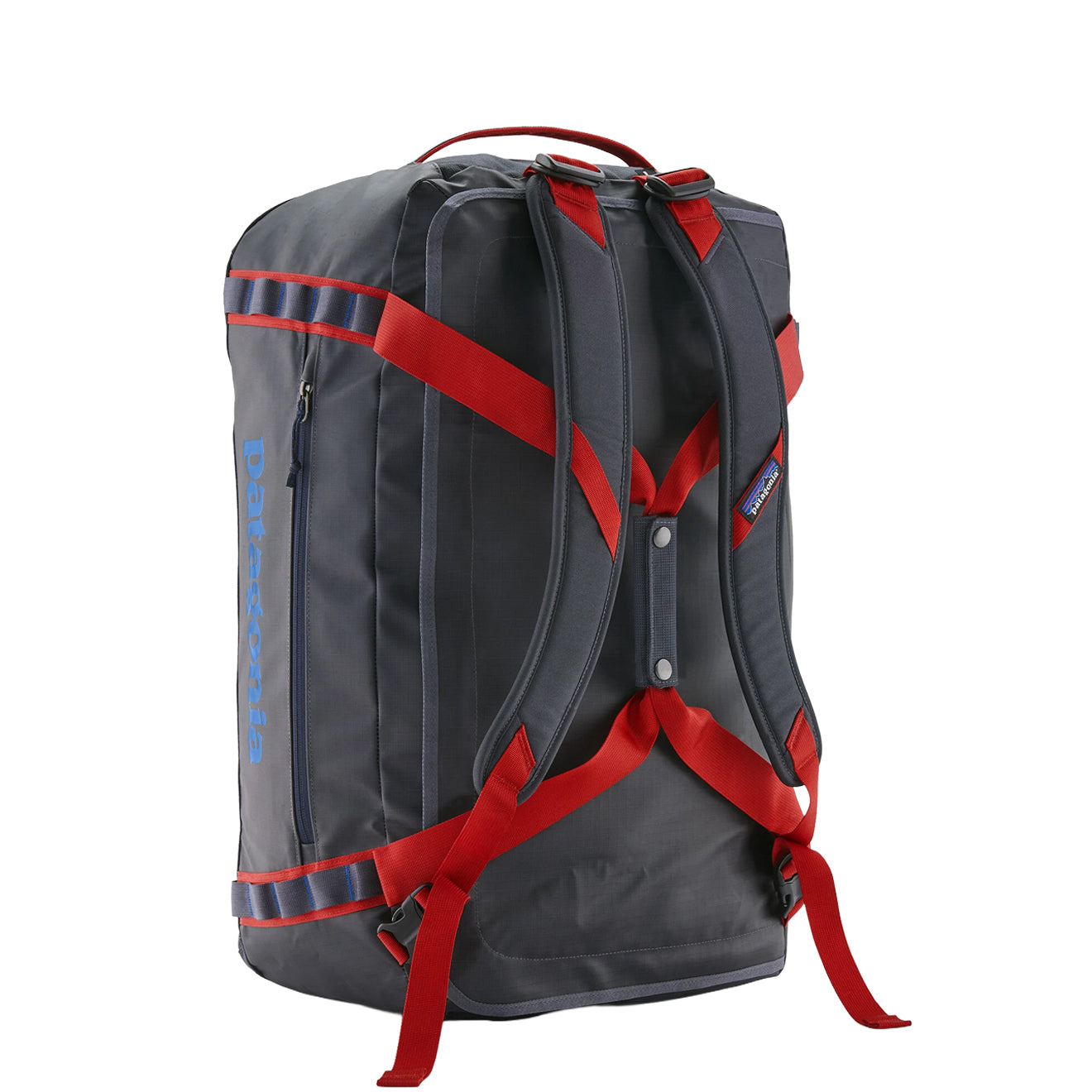 Patagonia Black Hole Duffel 55L Smolder Blue w/Amanita Red