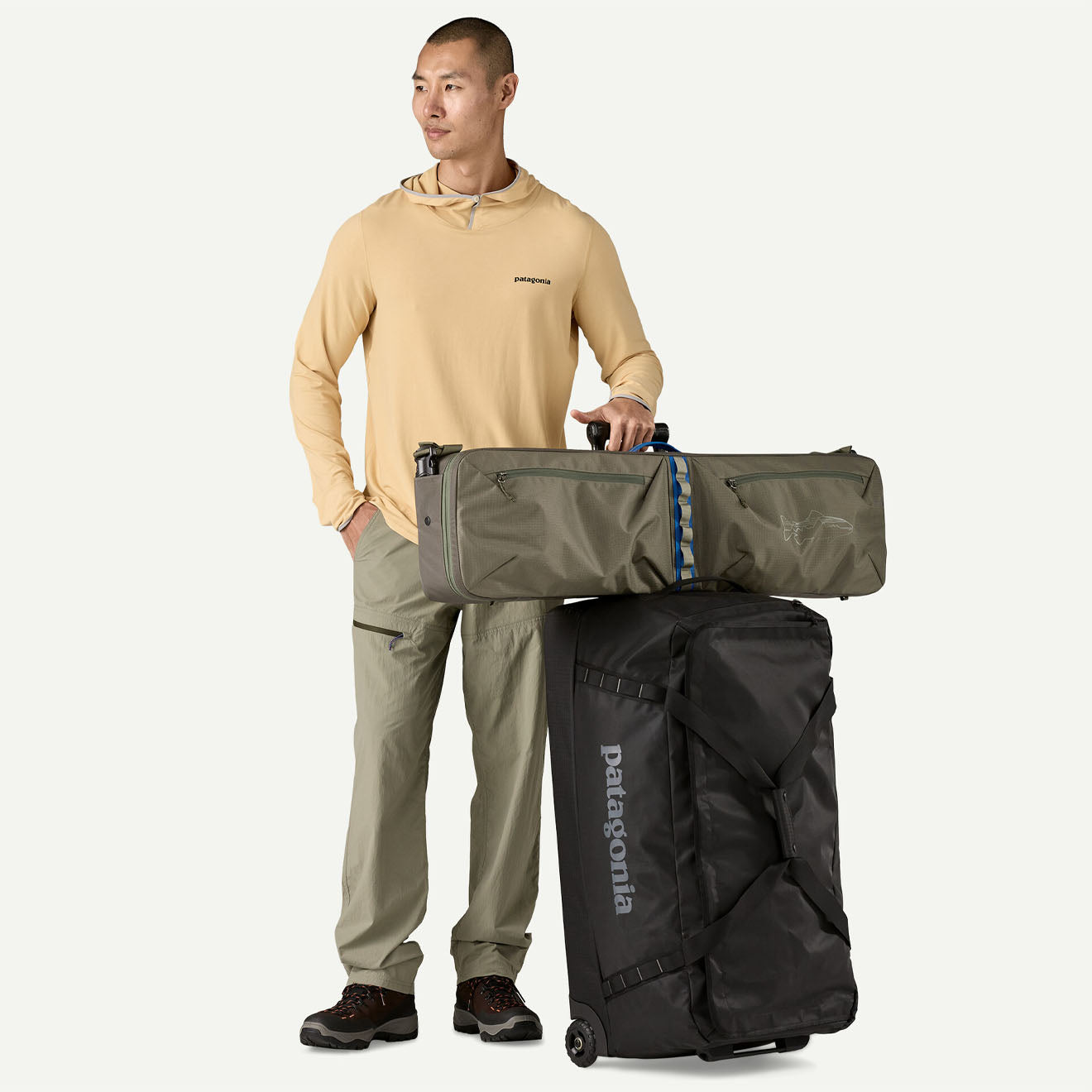 Patagonia Black Hole Rod Case Basin Green - The Sporting Lodge