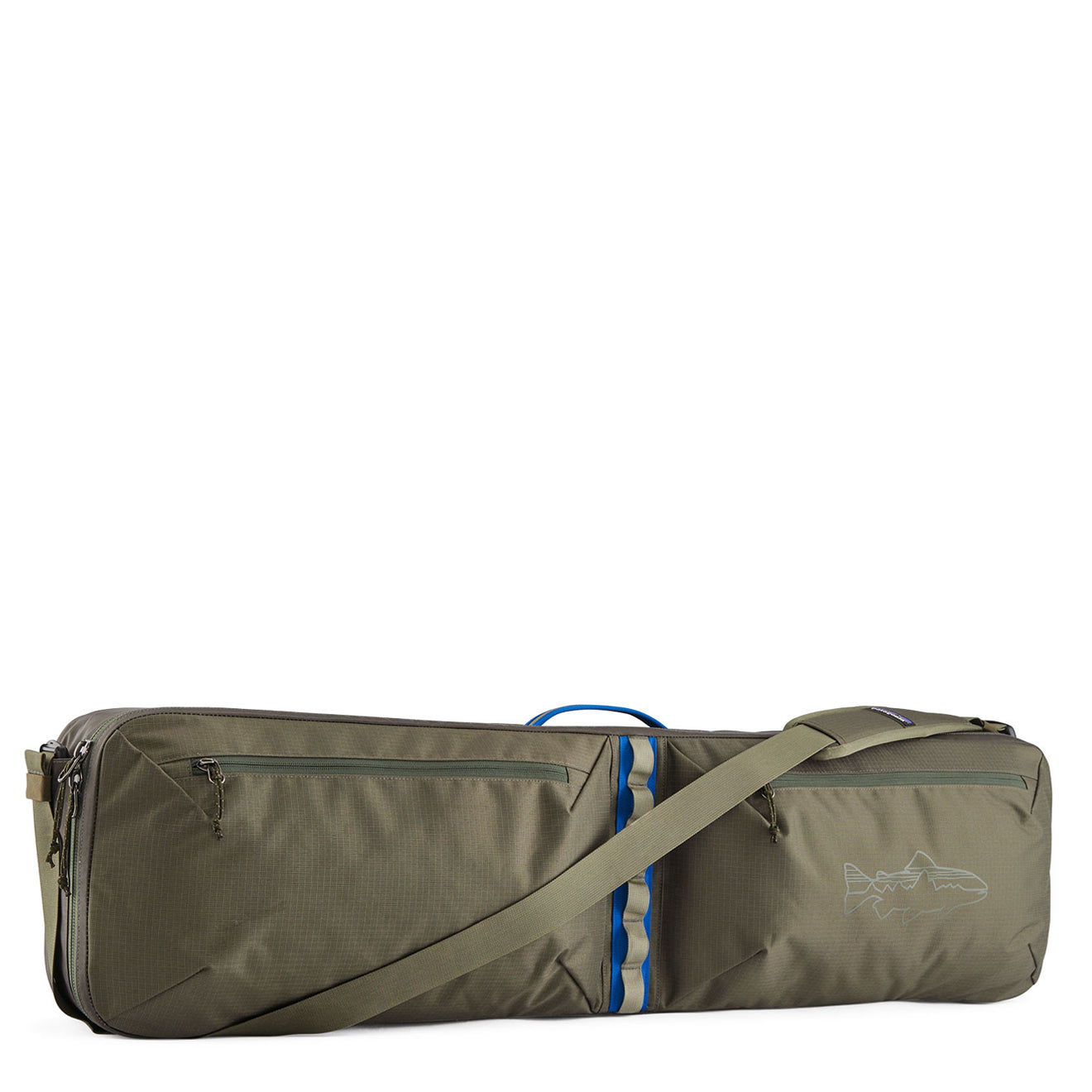 Patagonia Black Hole Rod Case Basin Green / Fitz Trout