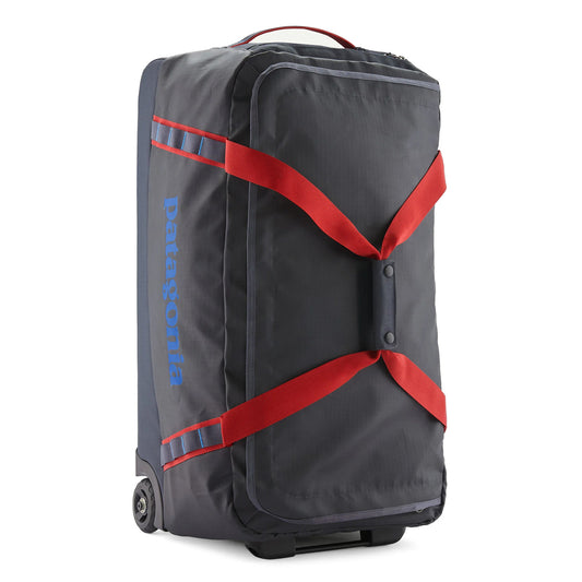 Patagonia Black Hole Wheeled Duffel 70L Smolder Blue / Amanita Red