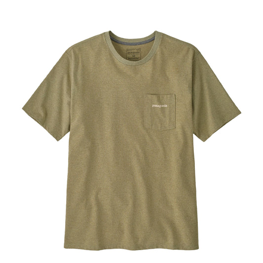 Patagonia Boardshort Logo Pocket Responsibili-Tee Gumtree Green