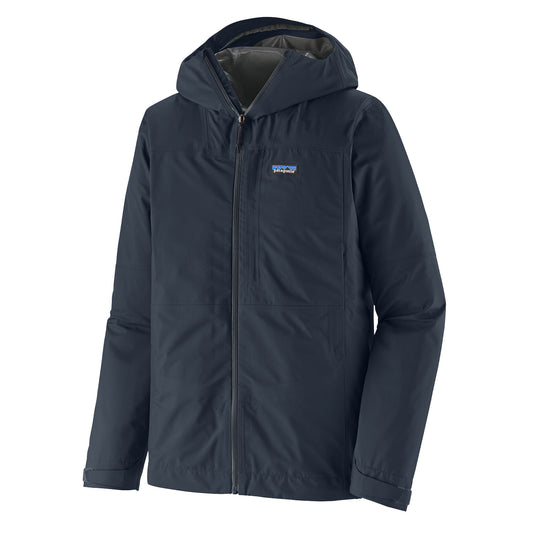 Patagonia Boulder Fork Rain Jacket Smolder Blue - The Sporting Lodge