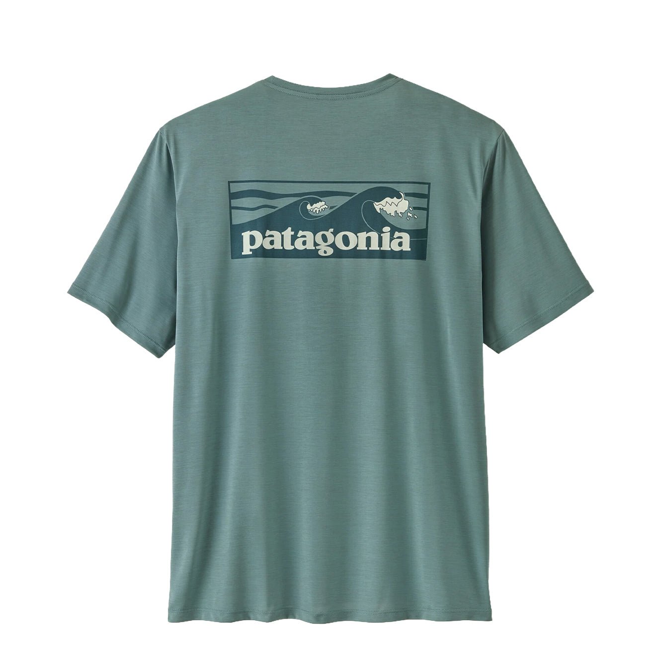Patagonia Cap Cool Daily Shirt Boardshort Logo Blue Sage Light Blue Sage X - Dye