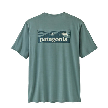 Patagonia Cap Cool Daily Shirt Boardshort Logo Blue Sage Light Blue Sage X - Dye