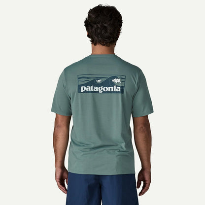 Patagonia Cap Cool Daily Shirt Boardshort Logo Blue Sage Light Blue Sage X - Dye