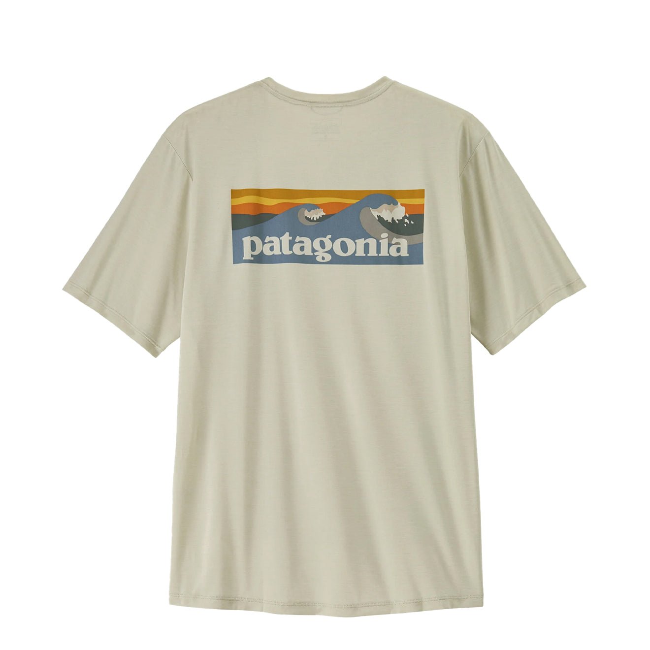 Patagonia Cap Cool Daily Shirt Boardshort Logo Dyno White