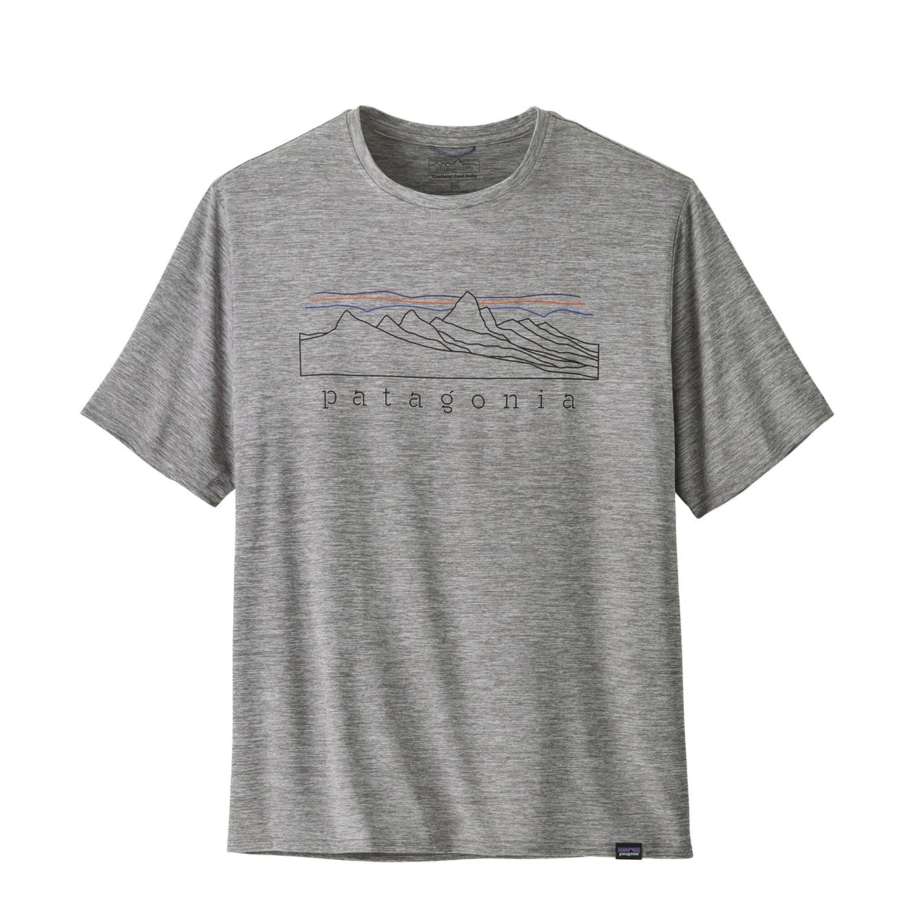 Patagonia Capilene Cool Daily Graphic Shirt Stratapeaks Feather Grey