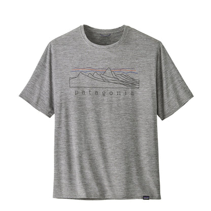 Patagonia Capilene Cool Daily Graphic Shirt Stratapeaks Feather Grey