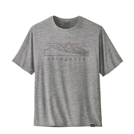 Patagonia Capilene Cool Daily Graphic Shirt Stratapeaks Feather Grey