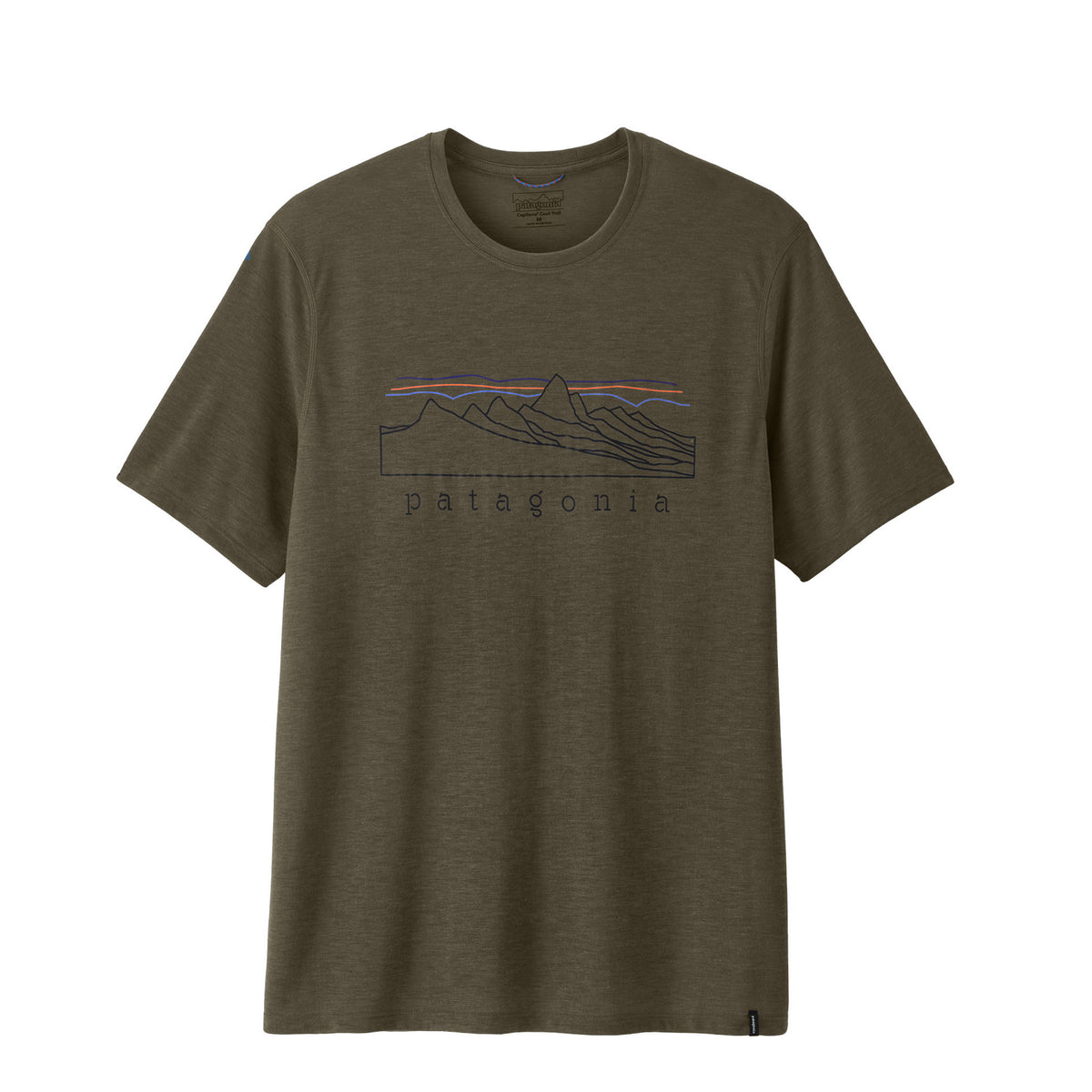 Patagonia Capilene Cool Trail Shirt Stratapeaks Basin Green