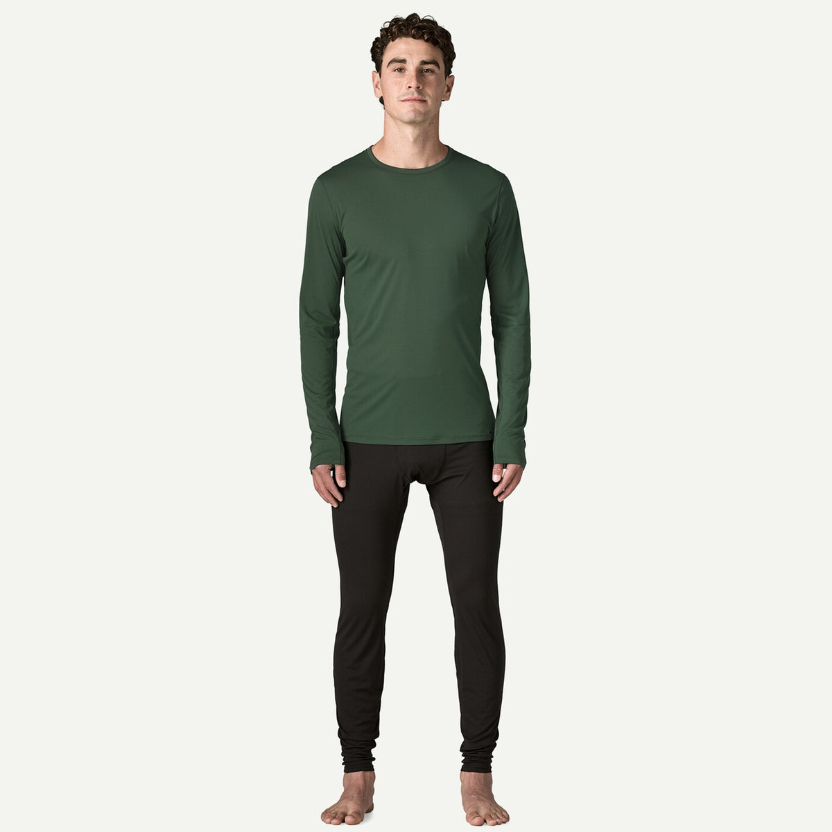Patagonia Capilene Lightweight Crewneck Canopy Green