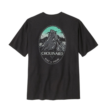 Patagonia Chouinard Crest Pocket Responsibili Tee Ink Black - The Sporting Lodge