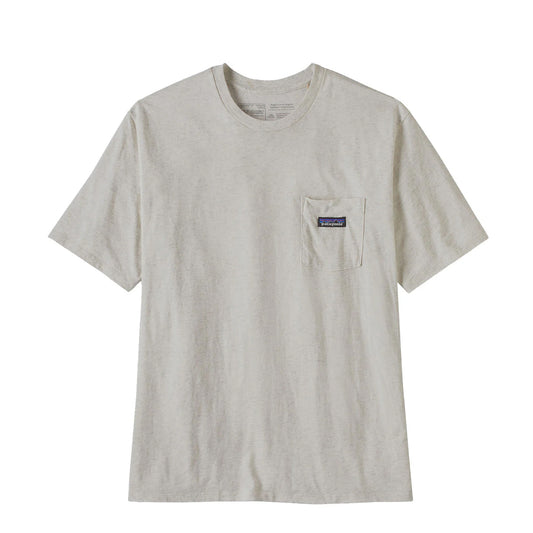 Patagonia Daily Pocket Tee Birch White - The Sporting Lodge