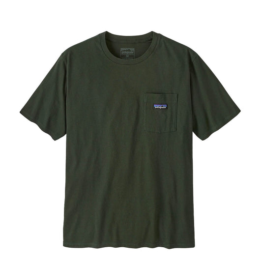 Patagonia Daily Pocket Tee Old Growth Green - The Sporting Lodge