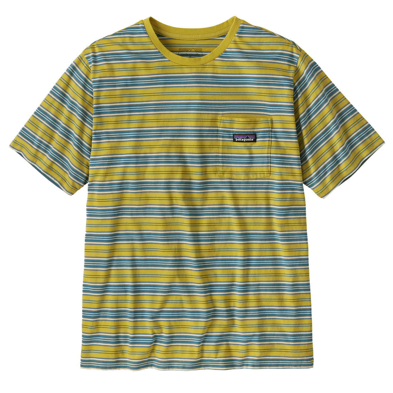 Patagonia Daily Pocket Tee Summer Camp / Bundle Green - The Sporting Lodge