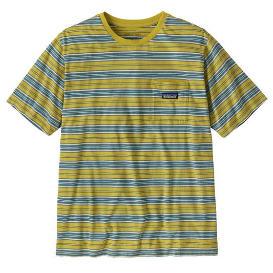 Patagonia Daily Pocket Tee Summer Camp / Bundle Green - The Sporting Lodge