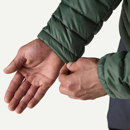 Patagonia Down Sweater Hoody Jacket Treeline Green