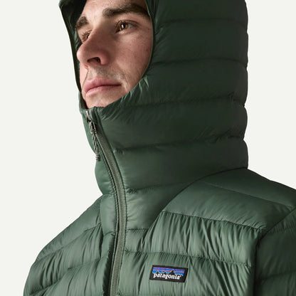 Patagonia Down Sweater Hoody Jacket Treeline Green