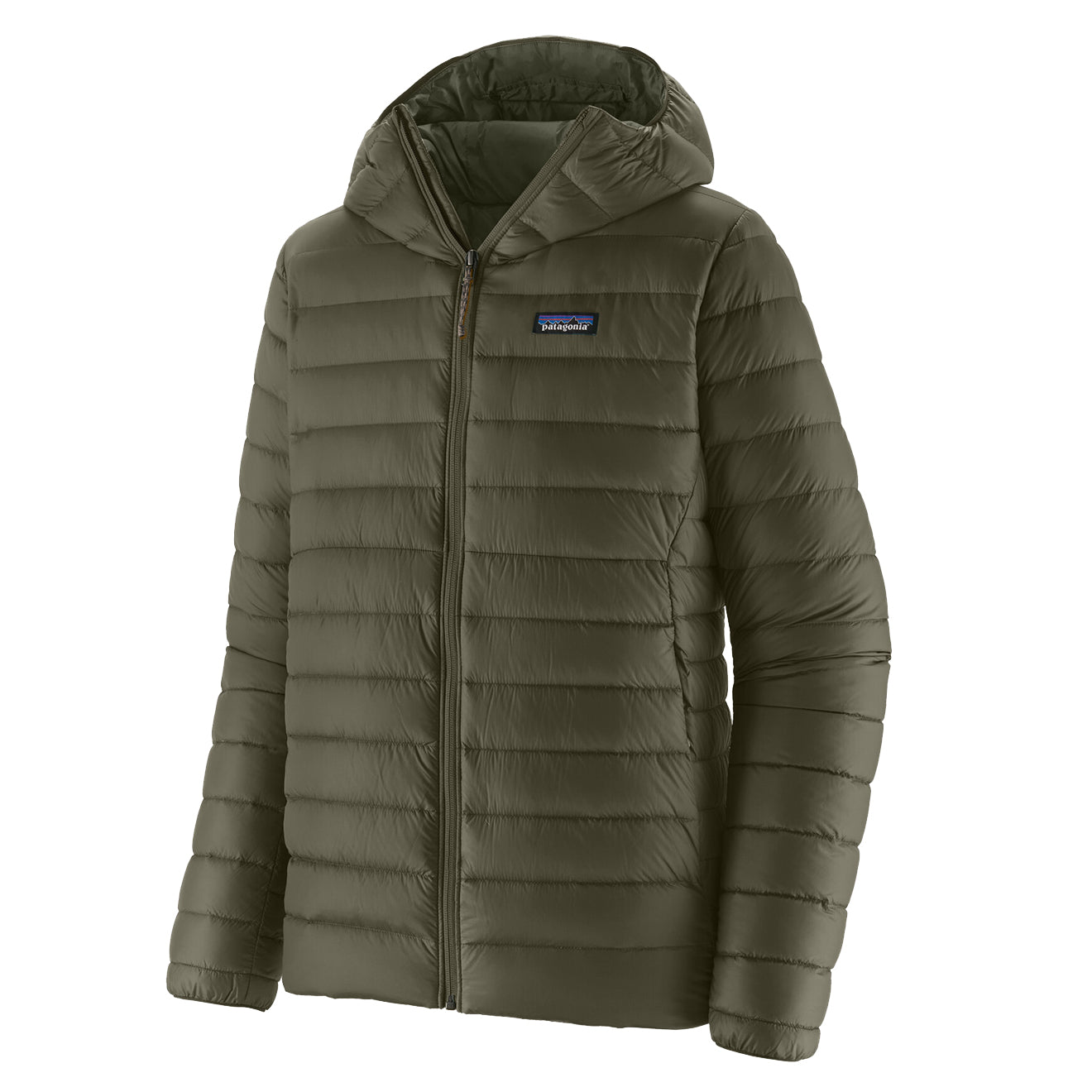 Patagonia Down Sweater Hoody Pine Needle Green | The Sporting Lodge