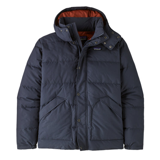 Patagonia Downdrift Jacket Smolder Blue / Burnished Red - The Sporting Lodge