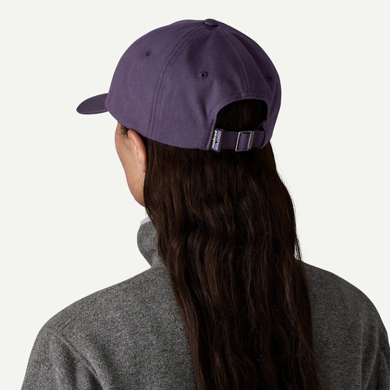 Patagonia Fitz Roy Icon Trad Cap Text Logo Plummet Purple