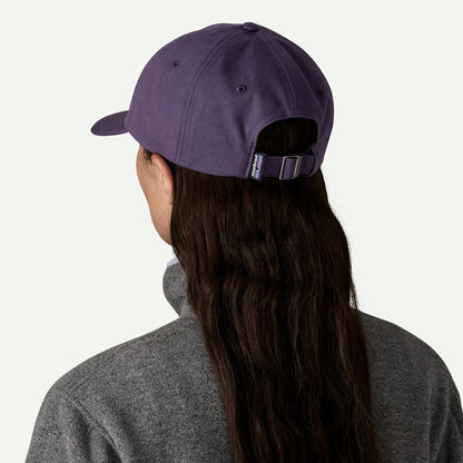 Patagonia Fitz Roy Icon Trad Cap Text Logo Plummet Purple