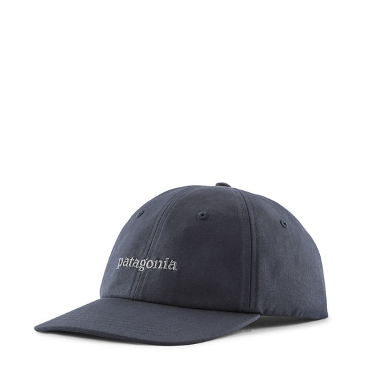 Patagonia Fitz Roy Icon Trad Cap Text Logo Smolder Blue - The Sporting Lodge