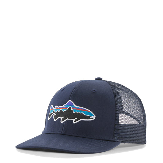Patagonia Fitz Roy Trout Trucker Hat New Navy - The Sporting Lodge
