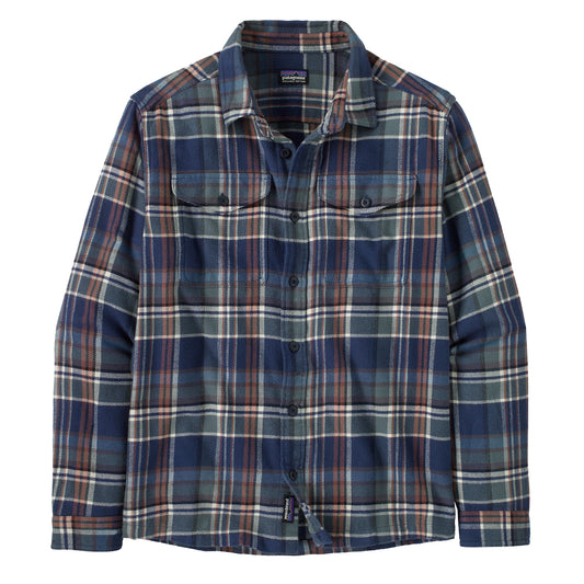 Patagonia Fjord Flannel Shirt Adventurer / New Navy - The Sporting Lodge