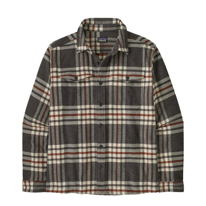 Patagonia Fjord Flannel Shirt Catch Ink Black