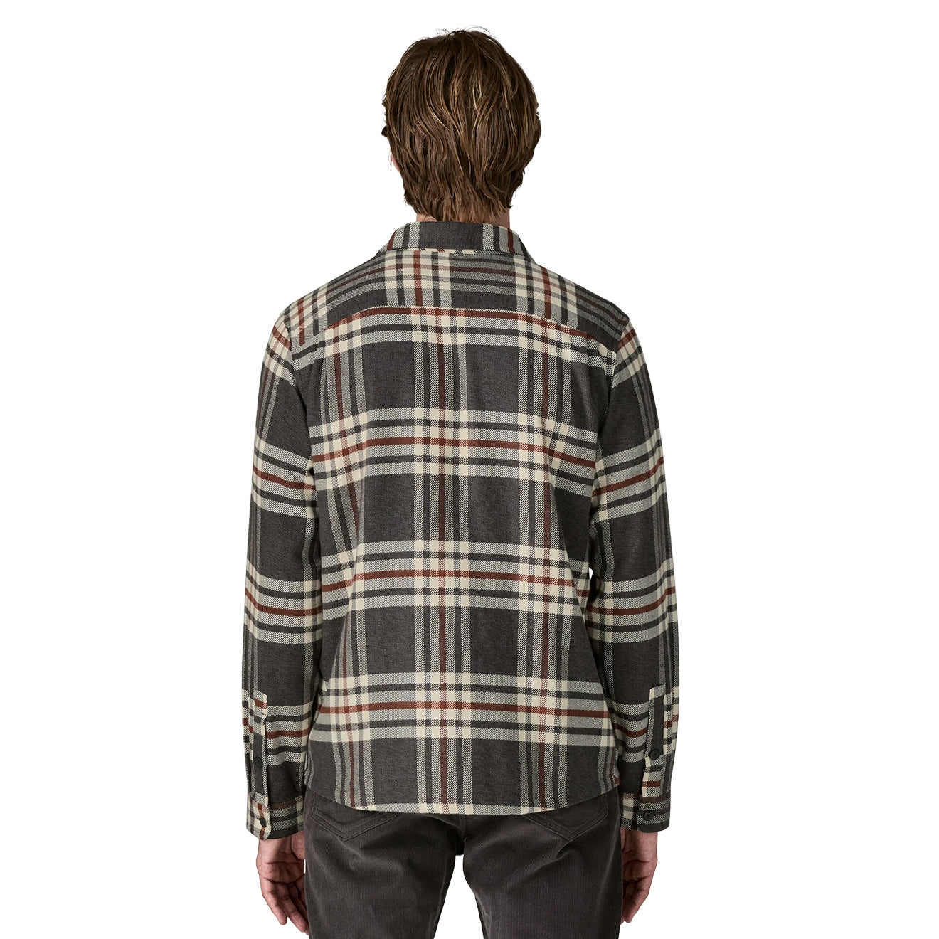 Patagonia Fjord Flannel Shirt Catch Ink Black