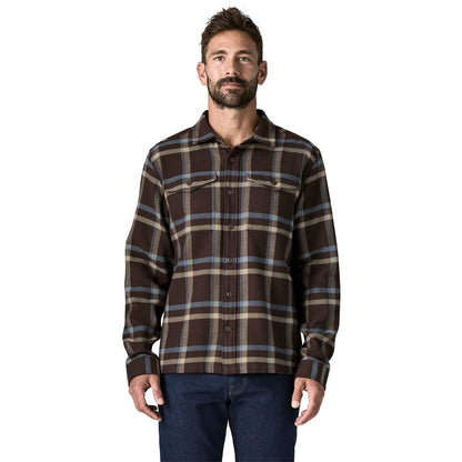 Patagonia Fjord Flannel Shirt Crossing / Den Brown