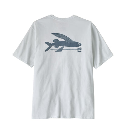 Patagonia Flying Fish Responsibili-Tee Fiber White