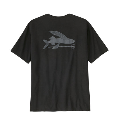Patagonia Flying Fish Responsibili-Tee Ink Black