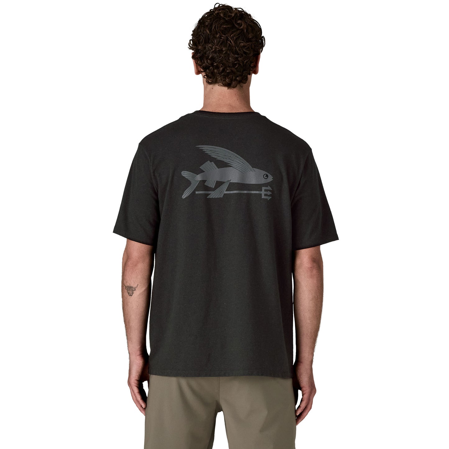 Patagonia Flying Fish Responsibili-Tee Ink Black