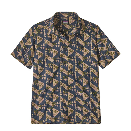 Patagonia Go To Shirt Jaguar Geo Dolomite Blue