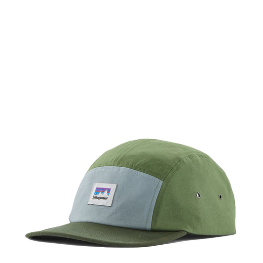 Patagonia Graphic Maclure Hat Shop Sticker / Terrain Green - The Sporting Lodge