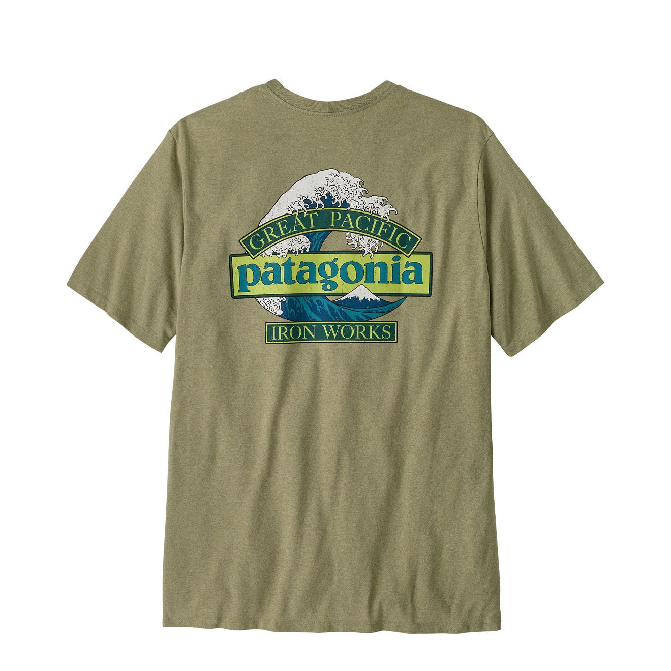 Patagonia Great Waves Responsibili-Tee Gumtree Green – The