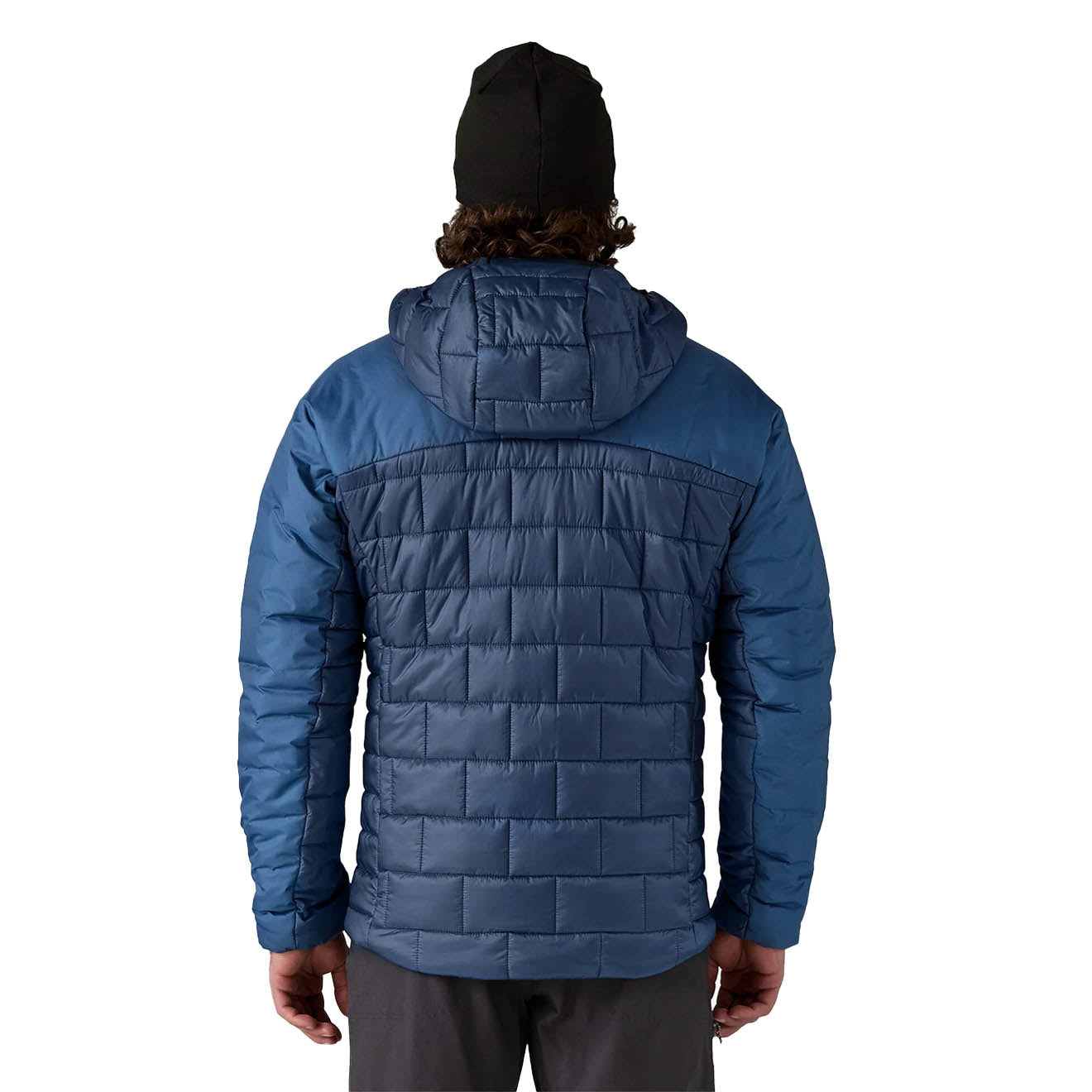 Patagonia Hi-Loft Nano Puff Hoody Clement Blue - The Sporting Lodge