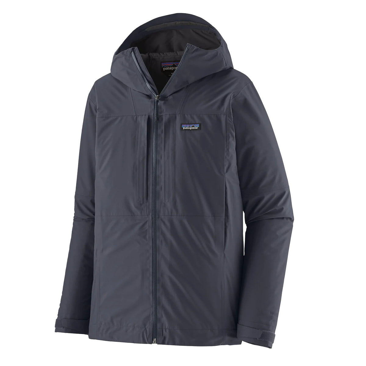 Patagonia Insulated Boulder Fork Rain Jacket Smolder Blue