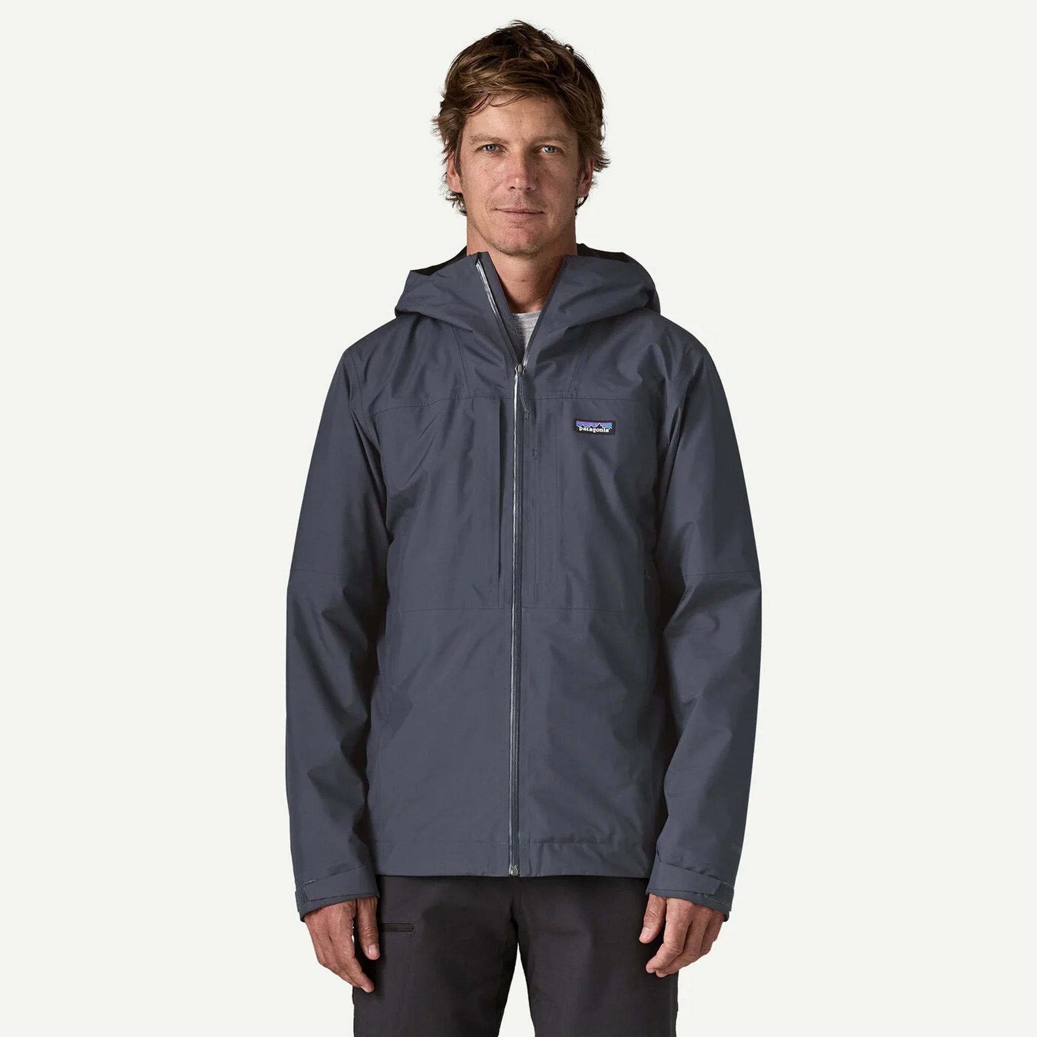 Patagonia Insulated Boulder Fork Rain Jacket Smolder Blue – The