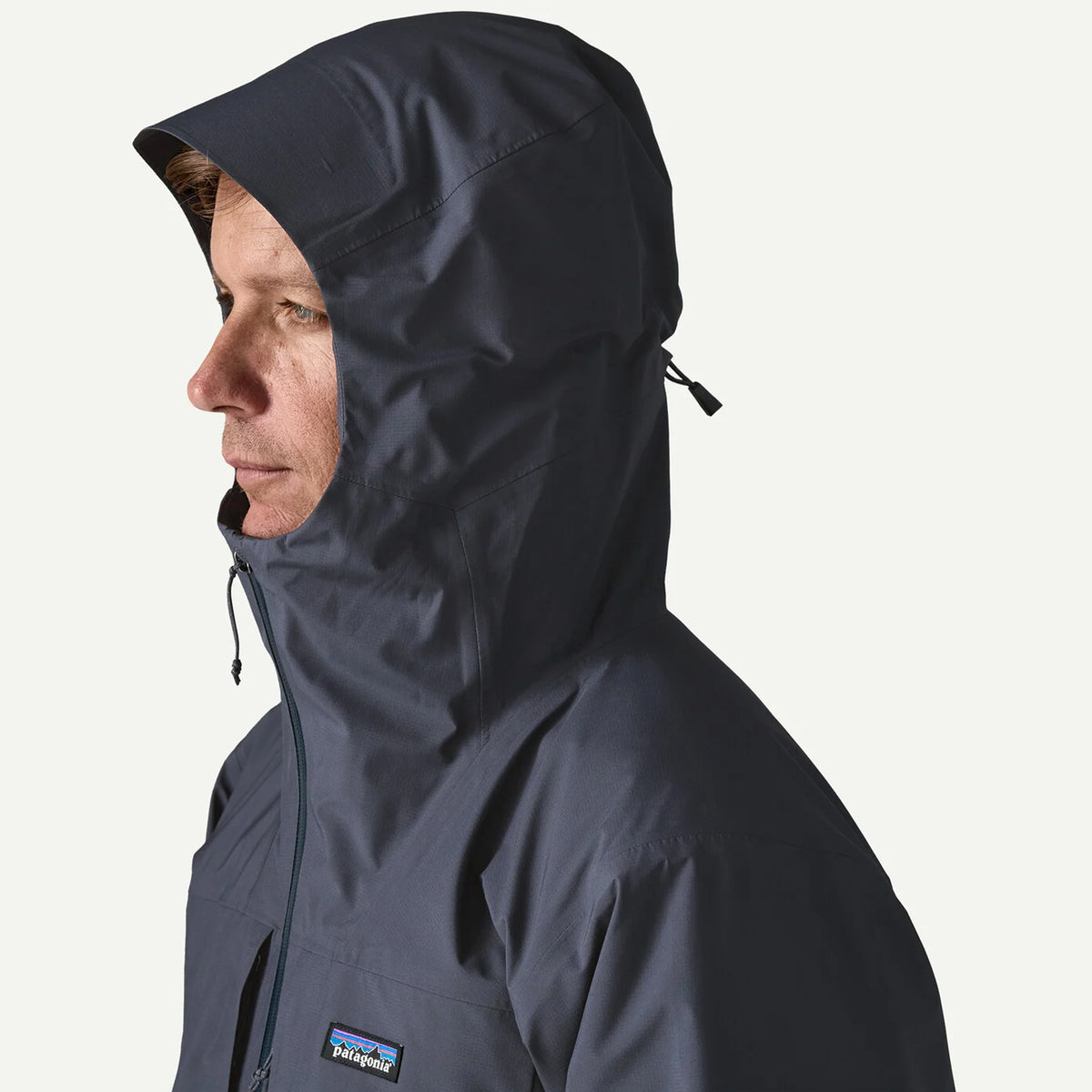 Patagonia Insulated Boulder Fork Rain Jacket Smolder Blue