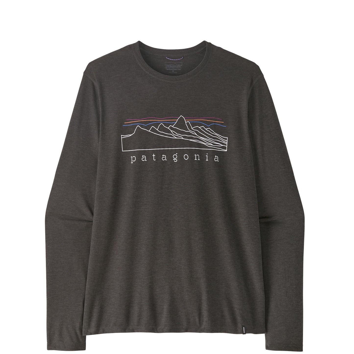 Patagonia L/S Capilene Cool Trail Shirt Stratapeaks Ink Black