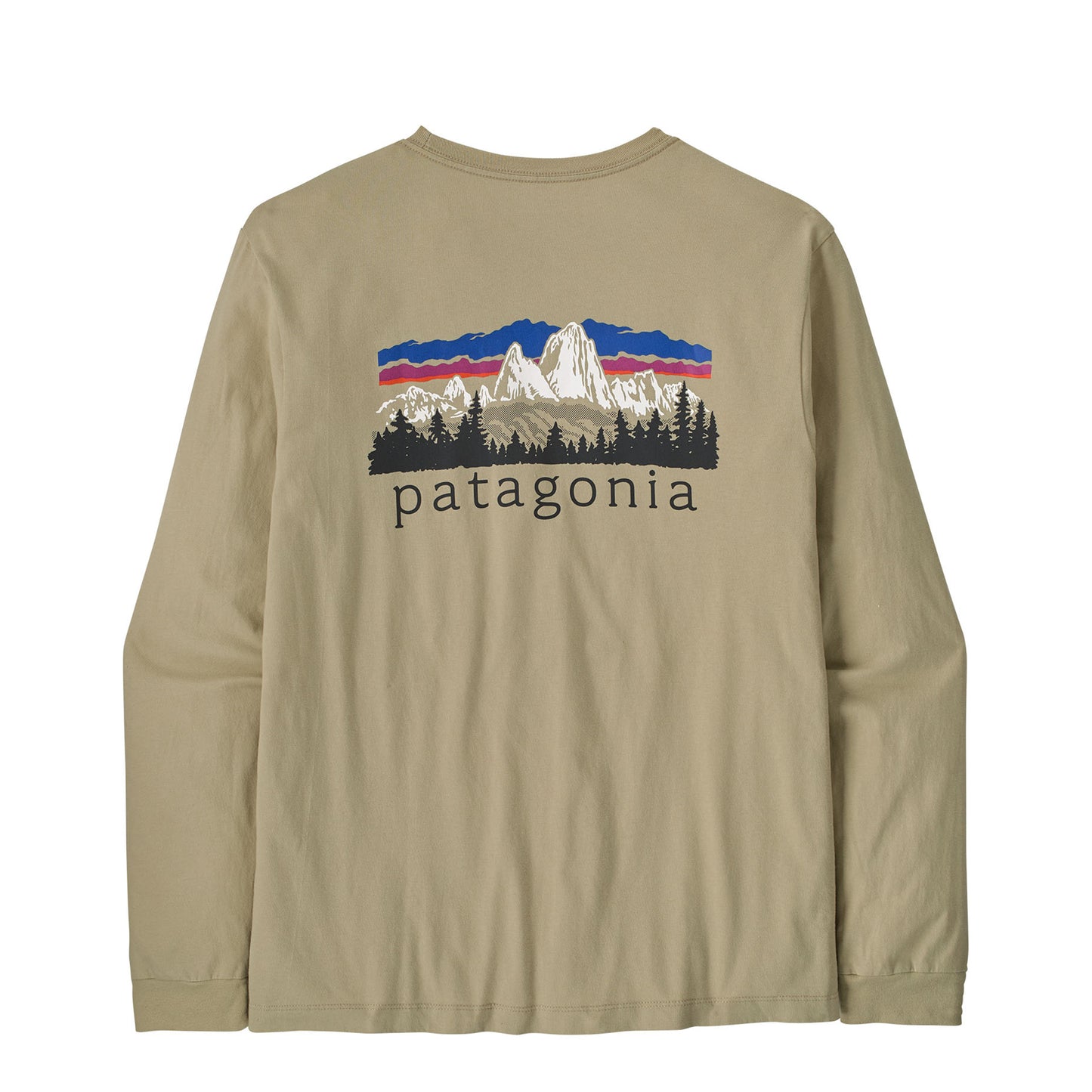 Patagonia L/S Fitz Roy Foothills T-Shirt Weathered Stone