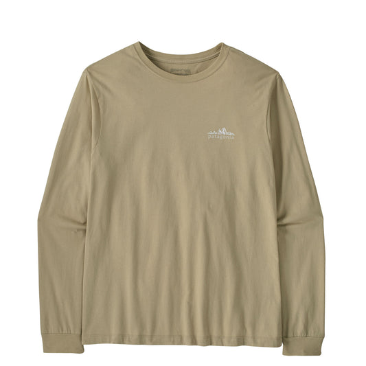 Patagonia L/S Fitz Roy Foothills T-Shirt Weathered Stone
