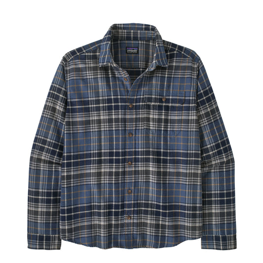 Patagonia L/S Lightweight Fjord Flannel Shirt Depth / New Navy